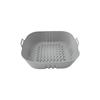 Tapete para Freidora de Aire para Uso Doméstico, Tapete Plegable de Silicona de Grado Alimenticio Espesado, Bandeja de Horneado de Silicona Resistente a Altas Temperaturas