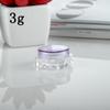 Caixa de creme de fundo quadrado 3g5g embalagem secundária de cosmético frasco vazio de creme caixa de embalagem secundária frasco pequeno para amostra