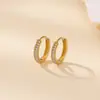 Brincos Yuebao Joias Prata Esterlina S925 Dupla Fileira Totalmente Cravejados em Formato U Ear Cuff Luxo Leve High-End Celebridade da Internet Versátil Para Uso Diário Temperamento