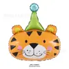 Nuevo Globo de Película de Aluminio con Forma de Animal de Dibujos Animados Transfronterizo Abeja Elefante Oso Cebra Decoración para Fiesta de Cumpleaños Infantil
