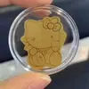 Adesivos de Celular Dourados Ouro Puro 2mg 999 Adesivos Dourados para Celular Princesa Por Favor Fique Rica e Saudável Adesivos Dourados Criativos Atacado