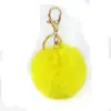 Em Estoque Fornecimento Direto DIY Bola de Pelo Falso de Coelho Bola de Pelo Fofa Chaveiro Pingente de Bolsa Acessório de Bola de Pelúcia Pingente