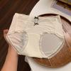 Estilo Nuevo de Verano 10A Antibacteriano Algodón Puro Entrepierna Extendida Seda Helada Ropa Interior para Niñas Cintura Media Cubre Cadera Color Nude Transpirables Calzones