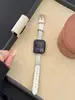 Metal de Cobre con Circonita Floral con Correa de Patrón de Cocodrilo Adecuado para Apple Watch iWatch 12ª Generación 11/10