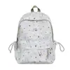 Mochila Linda de Dibujos Animados Estrellas Estilo Coreano para Chicas Estudiante de Secundaria Mochila de Hombro Doble Ligera Simple de Gran Capacidad para Chicas Nicho Alta Apariencia