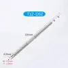 Punta de soldador T12 núcleo de calentamiento integrado soldador eléctrico cuchilla de borde de mesa de soldadura punta de hierro Luo mantenimiento de la punta de soldador boquilla de soldador T12 venta al por mayor de fábrica