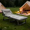 Cama dobrável de luxo para lazer para escritório, cadeira dobrável para cochilo de uma pessoa, poltrona reclinável simples e portátil para cuidados domiciliares