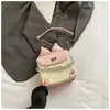 Bolsa de Mão Fashion com Laço, Bolsa Quadrada Pequena para Mulheres, Novo Modelo 2026, Estilo Coreano Simples, Bolsa de Ombro Ins, Bolsa Transversal com Corrente para Mulheres