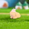 Resina Flocada Fofo Cachorrinho Capa de Celular Bolsa Pingente Chaveiro DIY Ornamento Pendurado Acessório Feito à Mão