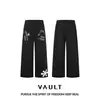 Pantalones casuales de pierna ancha holgados con estampado de marca de moda de baile callejero americano, pantalones deportivos para mujer, pantalones de baile callejero hip-hop