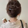 2026 Novo Prendedor de Cabelo Banana com Laço Acessórios de Cabelo Estilo Escolar Artefato para Rabo de Cavalo Alto Prendedor de Cabelo para Mulheres Clip de Garra Exquisito de Alta Qualidade