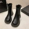 Estilo Clásico Comercio Electrónico Transfronterizo Exportación Modernas Botas de Estilo Martin Adelgazantes Versátiles Elegantes Comercio Exterior Más Vendido Botas de Cuero de Alta Calidad