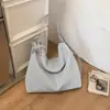 Bolso de Hombro Casual de Gran Capacidad para Viajes Diarios para Mujer 2026 Primavera Nueva Moda Bolso Tote de Color Sólido Bolso de Hombro Retro
