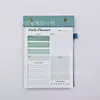Caderno A5 com picote Agenda diária em inglês Caderno transfronteiriço Caderno de planejamento Impressão de pontos Caderno de linha horizontal