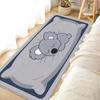 Alfombra de Dibujos Animados de Animales Pequeños para Habitación Infantil Terciopelo Cristal Hogar Antideslizante y Resistente a las Manchas Felpudo Completo Se Puede Personalizar el Tamaño