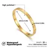 Pulsera de Acero Inoxidable Grabada en Forma de Corazón Dorado para Mujer, Acabado Espejo de Lujo Ligero, Cierre Abierto, No se Desvanece, Accesorio de Moda Transfronterizo