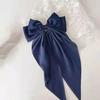 Horquilla de lazo de cinta retro grande estilo Yang Zi para la parte posterior de la cabeza, temperamento súper de hada, pinza para el cabello, accesorios para el cabello