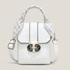 Bolso Cruzado Pequeño Retro de Patrón de Piedra Versátil Moda Portátil Bolso de Hombro Bolso Tote Pequeño Versátil