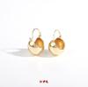 Aretes de Bola Redonda, Aretes Simples y de Lujo, Aretes de Estilo Europeo y Americano con Sentido de Diseño, Temperamento Metálico, Nuevo Modelo de Latón de Venta Caliente Transfronteriza