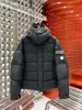 25 Invierno Mengjia Maya Blanco Mate Plumón de Pato Unisex Chaqueta de Plumón de Moda para Pareja Abrigo Cálido con Capucha