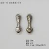Fivela de Corda 4mm Corda de Couro Pingente de Cauda Gravata Bolo Acessórios de Gravata Bolo Prata 925 Balde Acessórios DIY Relógio Pendurado