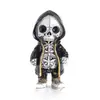Muñeca de Halloween personalizada de fábrica, adornos de artesanía de resina, decoraciones de calavera para jardín exterior, venta al por mayor