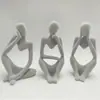 Popular Transfronteriza Nórdica Moderna Minimalista Figura Abstracta Arte Escultura de Arenisca Creativa Decoración para el Hogar Sala de Estar Hotel