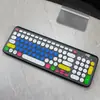 Para teclado Logitech K780 película protectora de silicona para teclado cubierta antipolvo almohadilla cubierta