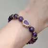 Pulsera de Amatista Natural Moda Estilo Calabaza Pulsera Original Cinco Elementos Cristal Fuego Púrpura Nueve Pulsera Venta al por Mayor Venta Caliente