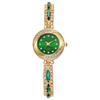 2025 nuevo reloj de cadena de garra para dama al por mayor reloj de cuarzo con gema incrustada de diamantes de moda fabricantes en stock reloj mujer