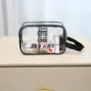 Nueva bolsa de aseo transparente de PVC, bolsa de cosméticos impermeable, bolsa de cosméticos portátil, bolsa de aseo portátil