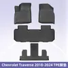Adequado para Chevrolet Traverse 2018-2024 Tapetes de Chão de Carro 3D para Todas as Condições Climáticas em TPE