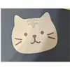 Porta-copos de silicone criativo de gato de desenho animado, base isolante antiderrapante, tapete de animal fofo para tigela, tapete para xícara de chá, tapete de mesa anti-queimaduras