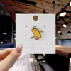 Broche de desenho animado personalizado broche de metal fofo em forma de gota de óleo acessórios para roupas bolsas acessórios de crachá broche