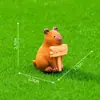 Micro-Paisagismo Figuras de Animais de Simulação Criativa com Placas, Enfeites de Decoração de Jardim DIY, Pequenos Enfeites para Carro e Desktop