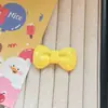 Lindo pasador de pelo con lazo de crema tridimensional de colores de caramelo, pasador versátil japonés y coreano para flequillo o pelo lateral, accesorio para el cabello con corazón de niña