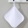 Pañuelo especial de algodón para niños pequeños con correa para colgar, absorbente para secar manos y cara, toalla pequeña para hoteles y restaurantes, babero