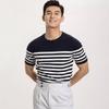 Nueva camiseta de manga corta para hombre, estilo coreano de verano, moderna, sencilla, de media manga, estilo Hong Kong, holgada, informal, de marca.