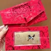 Ouro Puro 999 Nota de Ouro Envelope Vermelho Desenho Animado Colorido Princesa Por Favor Fique Rico Barra de Ouro Ouro Souvenir Criativo Presente de Aniversário
