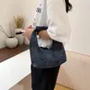 Bolso de Lona de Mezclilla de Gran Capacidad Transfronterizo para Mujer Verano 2026 Nuevo Estilo Estilo Perezoso Bolso de Mano para Viajes Diarios y Salir Bolso de Hombro