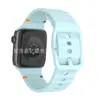 Adecuado para Relojes Apple iWatch, Correa de Silicona con Patrón de Olas para Applewatch, Mismo Modelo Oficial, Venta al por Mayor de Fábrica