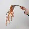 Colgante de planta Fruto de aliso Pegamento suave Fruto de frijol del amor Colgante de pared Decoración de paisajismo Accesorios para arreglos florales Seda suave