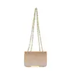 Design de Nicho Outono e Inverno 2025 Novo Estilo de Moda Bolsa Pequena Quadrada de Veludo Versátil para Mulheres Bolsa Transversal de Ombro Bolsa de Corrente