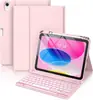 Adecuado para Apple iPad A16 Teclado Bluetooth Retroiluminado Funda Protectora Air110.9 Ranura de Carga para Lápiz Funda para Tableta M4