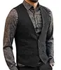 Chalecos para Hombre Venta Caliente Transfronteriza Chalecos Casuales para Novios y Padrinos de Boda, Estilos de Solapa Única Ajustados para Hombres y Mujeres, Venta al por Mayor de Fabricantes, en Stock