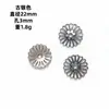 Atacado Pingente Girassol de Prata Xizang Colar Pulseira Vintage Acessórios de Joias Tampas de Flores Multicores Espaçadores Acessórios para Joias DIY
