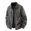 Chaqueta Casual de Lana para Hombres Jóvenes y de Mediana Edad, Cuadros, Elegante, Sencilla, con Cuello Solapa