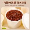 Cubo de Sopa de Papel Kraft Grueso Blanco Vaso Desechable para Sopa Lonchera Tazón para Sopa para Llevar Vaso para Porridge Lonchera Redonda para Llevar con Tapa