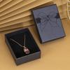 Caja de Collar con Lazo Embalaje Caja de Regalo Embalaje de Joyería Caja de Joyería Aretes Aretes Colgantes Caja Joyería Caja de Joyería