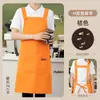 Delantal impermeable para catering con impresión de logo, adecuado para catering, té de leche, repostería, fruterías, hoteles y ropa de trabajo de restaurante